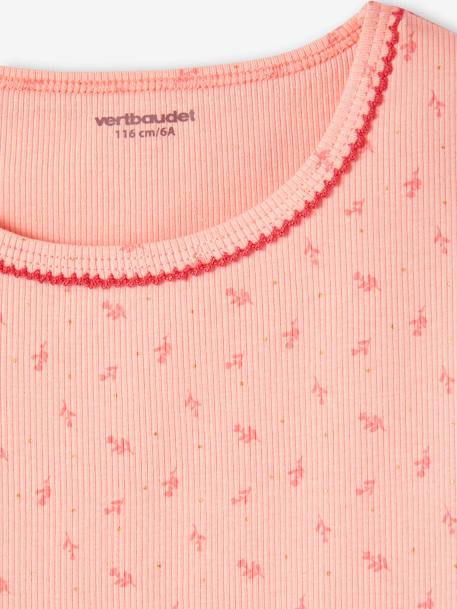 3er-Pack Mädchen T-Shirts, Ripp Oeko-Tex - rosa nude - 8