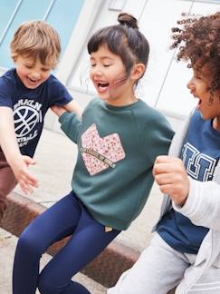 Maedchenkleidung-Pullover, Strickjacken & Sweatshirts-Mädchen Sport-Set: Sweatshirt & Leggings