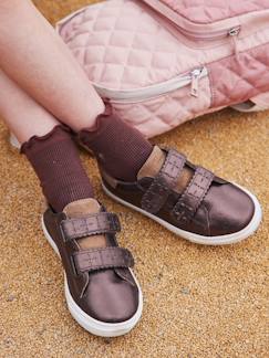 Kinderschuhe-Mädchenschuhe-Sneakers & Turnschuhe-Mädchen Sneakers mit Klettverschluss, Anziehtrick
