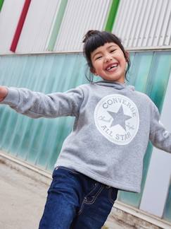 Maedchenkleidung-Sportbekleidung-Kinder Kapuzensweatshirt CHUCK PATCH CROPPED HOODIE CONVERSE