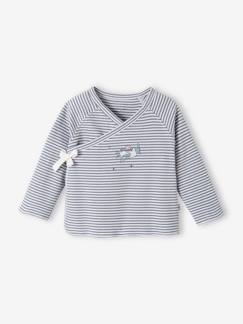 Babymode-Shirts & Rollkragenpullover-Baby Wickeljacke BASIC Oeko-Tex