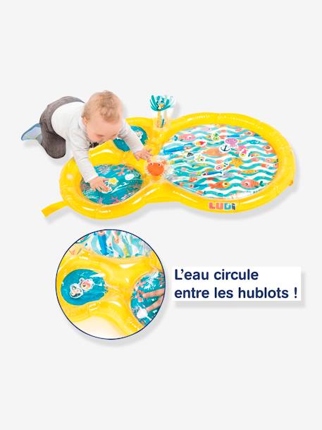 Wassergefüllte Baby Spielmatte LUDI - gelb - 4