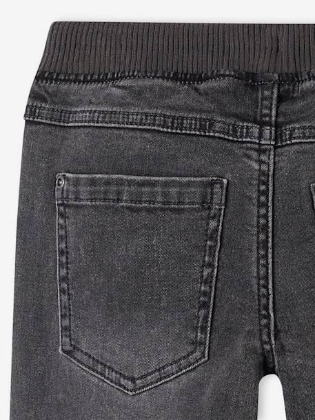 Die UNVERWÜSTLICHE, robuste Jungen Jeans mit Dehnbund WATERLESS - blue stone+grauer denim - 8