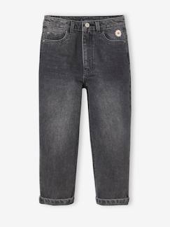 Maedchenkleidung-Hosen-Mädchen Boyfriend-Jeans