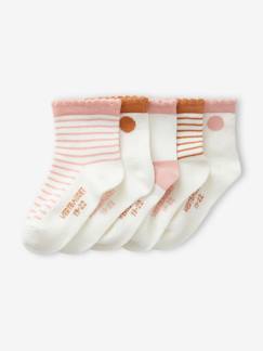 5er-Pack Baby Mädchen Socken BASIC Oeko-Tex -  - [numero-image]
