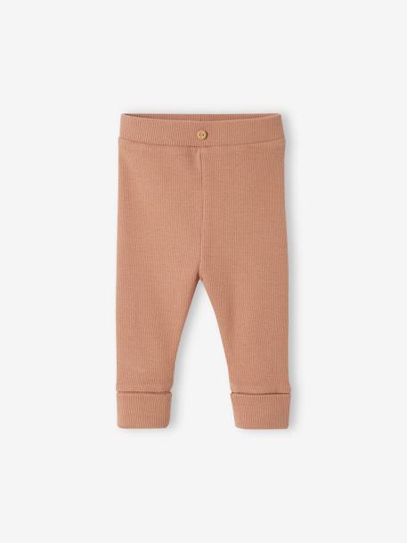 Baby Leggings BASIC Oeko-Tex - beige+cappuccino+goldgelb+marine - 4