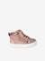 Baby High-Sneakers mit Reißverschluss - rosa bedruckt - 2