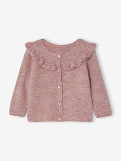 Babymode-Pullover, Strickjacken & Sweatshirts-Mädchen Baby Strickjacke mit Ajourmuster