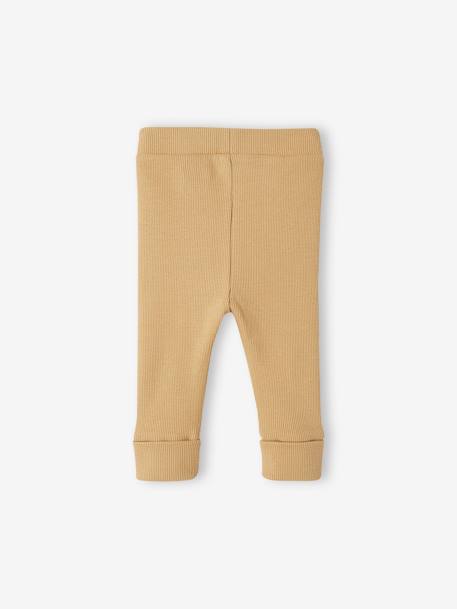 Baby Leggings BASIC Oeko-Tex - beige+cappuccino+goldgelb+marine - 8