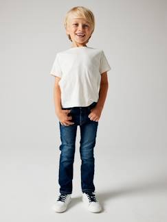 Jungenkleidung-Jungen Straight-Fit-Jeans WATERLESS, Hüftweite REGULAR Oeko Tex