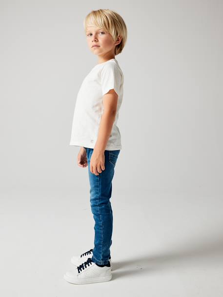 Jungen Slim-Fit-Jeans WATERLESS, Hüftweite SLIM - blue stone+dark blue+double stone+dunkelgrau - 2