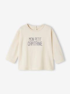 Babymode-Shirts & Rollkragenpullover-Shirts-Baby Shirt MON PETIT CAPITAINE, personalisierbar