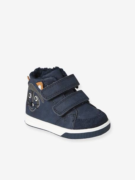 Warme Baby Klett-Sneakers - blau - 1