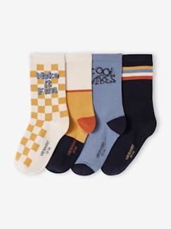 Jungenkleidung-Unterwäsche & Socken-Socken-4er-Pack Jungen Socken Oeko-Tex