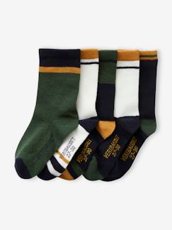 Jungenkleidung-Unterwäsche & Socken-5er-Pack Jungen Socken BASICS Oeko-Tex