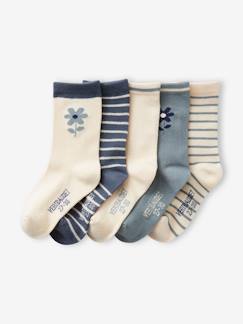 Maedchenkleidung-Unterwäsche, Socken, Strumpfhosen-5er-Pack Mädchen Socken BASIC Oeko-Tex
