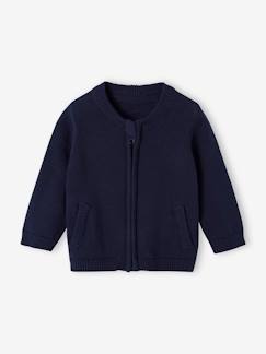 Babymode-Pullover, Strickjacken & Sweatshirts-Strickjacken-Baby Cardigan BASIC Oeko-Tex, personalisierbar