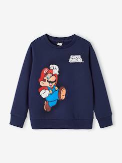 Jungenkleidung-Pullover, Strickjacken, Sweatshirts-Sweatshirts-Kinder Sweatshirt SUPER MARIO