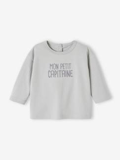 Babymode-Shirts & Rollkragenpullover-Baby Shirt MON PETIT CAPITAINE, personalisierbar