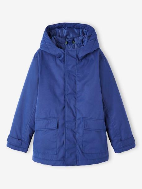 Jungen 3-in-1-Jacke mit Recycling-Polyester - braun+elektrisch blau+khaki+marine - 9