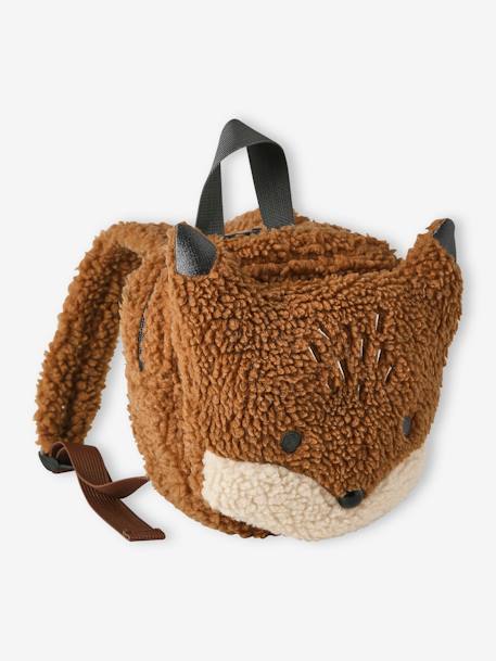 Kinder Rucksack aus Teddyfleece, Fuchs - rothaar - 1