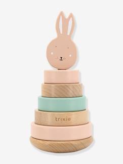 Spielzeug-Baby-Tasten & Greifen-Baby Stapelturm TRIXIE aus Holz