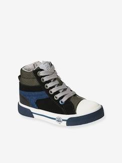 -Warme Kinder High-Sneakers, Anziehtrick