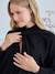 Pullover für Schwangerschaft und Stillzeit, Lageneffekt - schwarz - 3