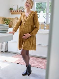 Kleid für Schwangerschaft & Stillzeit, Glitzer-Karos -  - [numero-image]