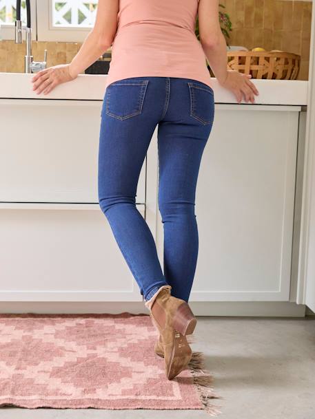 Umstands-Jeans, Skinny-Fit BASIC - blue stone+schwarz - 5
