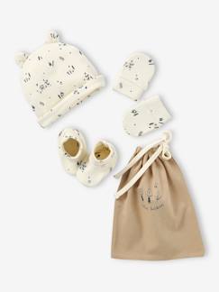 Babymode-Accessoires-Sonstige Accessoires-Jungen Baby-Set: Mütze, Handschuhe & Schühchen Oeko-Tex