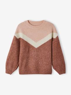 Maedchenkleidung-Pullover, Strickjacken & Sweatshirts-Mädchen Pullover, Colorblock