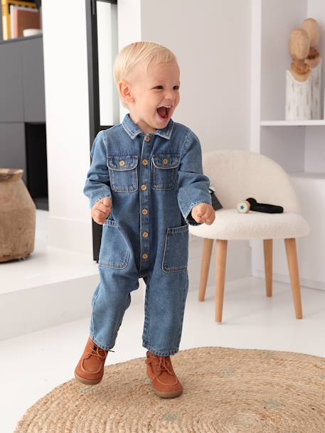 Baby Jeans-Overall - blue stone - 1