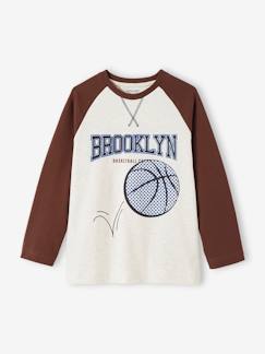 Jungenkleidung-Shirts, Poloshirts & Rollkragenpullover-Shirts-Jungen Sport-Shirt, Basketball