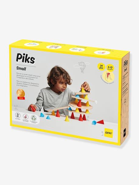 Kinder Baustein-Set Petit Kit Piks OPPI, 24 Teile - mehrfarbig - 1