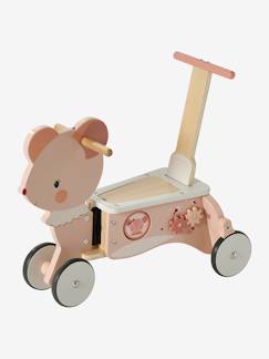 Spielzeug-Baby-Baby 2-in-1-Rutschfahrzeug/Lauflernwagen, Holz FSC®