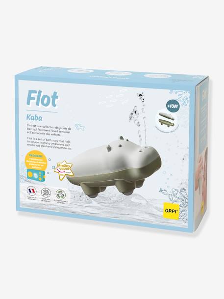 Nachhaltiges Baby Badespielzeug FLOT KABA OPPI - grau - 1