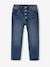 Mädchen Mom-Fit-Jeans, WATERLESS Hüftweite COMFORT - jeansblau - 1