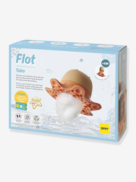 Nachhaltiges Baby Badespielzeug FLOT TAKO OPPI - orange - 1