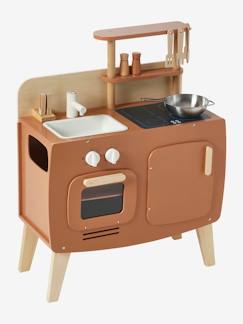 -Retro-Spielküche, Küche aus Holz FSC®