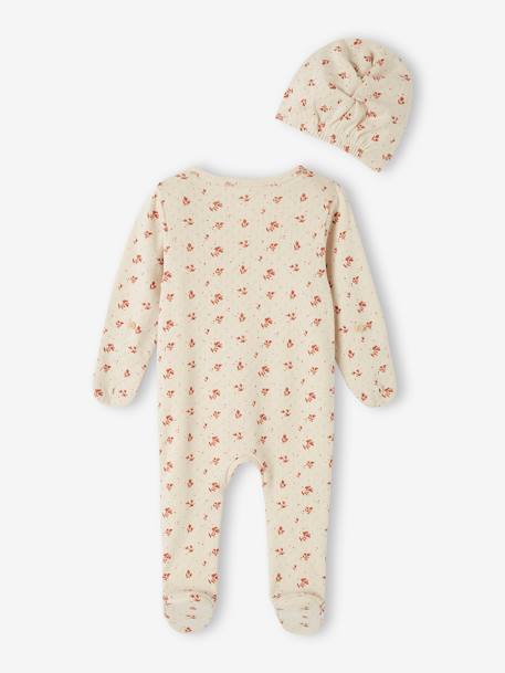 Baby-Set: Overall & Mütze Oeko-Tex - perlgrau - 5