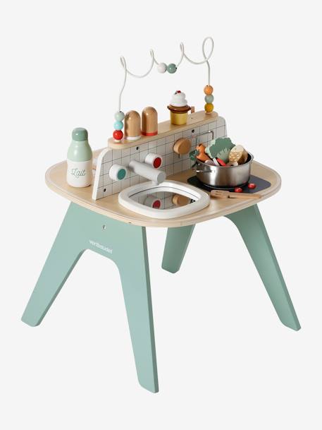 Kinder Activity-Tisch mit Spielküche, Holz FSC® - natur - 5