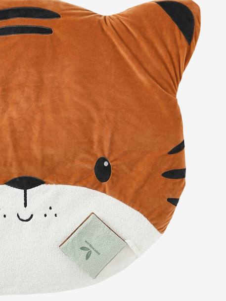 Baby Activity-Decke mit Spielbogen, Tiergesicht - orange tiger/pandafreunde+weiß polarfuchs - 7
