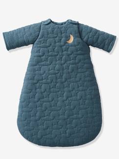 Dekoration & Bettwäsche-Babybettwäsche-Bio-Kollektion: Baby Schlafsack mit abnehmbaren Ärmeln aus Musselin TRAUMNÄCHTE