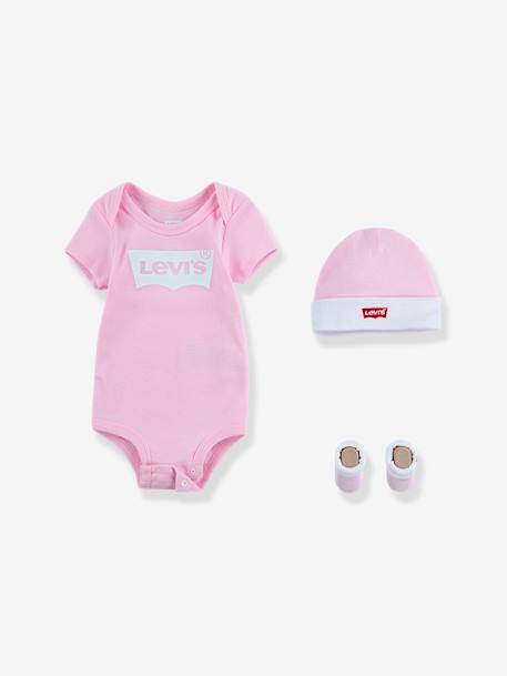 3-teiliges Baby-Set BATWING Levi's - rosa+weiß - 1