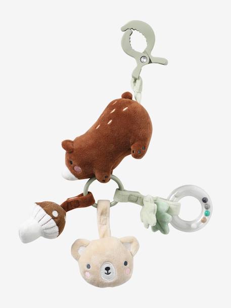 Baby Greifspielzeug mit Clip GRÜNER WALD - braun - 1