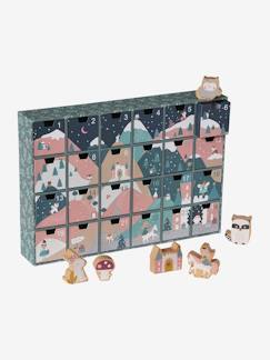Dekoration & Bettwäsche-Kinder Adventskalender mit Spielzeug aus Holz FSC®