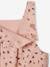 Baby Latzhose aus bedrucktem Cord - pudrig rosa - 3