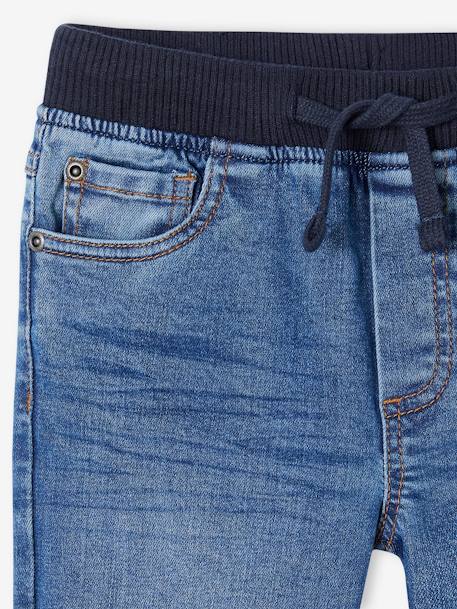 Die UNVERWÜSTLICHE, robuste Jungen Jeans mit Dehnbund WATERLESS - blue stone+grauer denim - 3