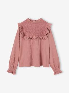 Maedchenkleidung-Shirts & Rollkragenpullover-Mädchen Blusenshirt